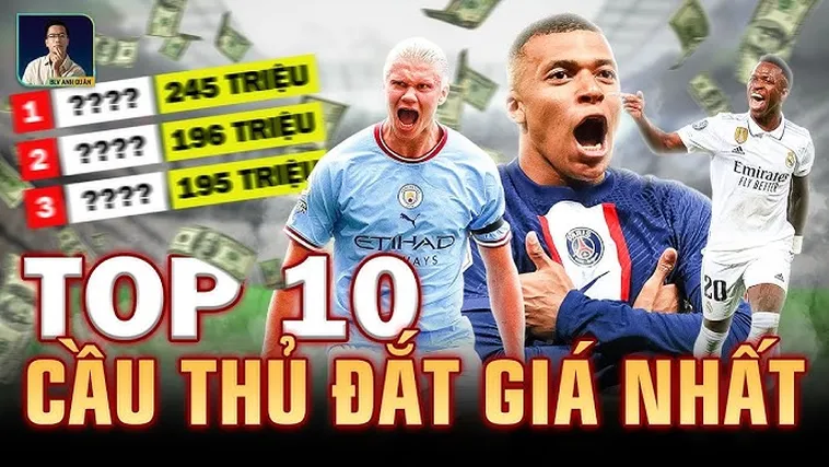 Top Cầu Thủ Đắt Giá Nhất Thế Giới Cùng Keovip.online